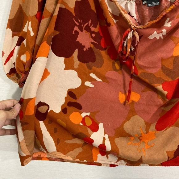 Sanctuary Ultra Soft Rayon Floral Summer Top size 2X - Picture 4 of 9